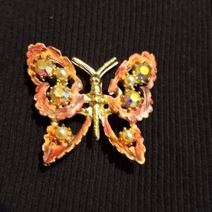 Vintage Butterfly brooch